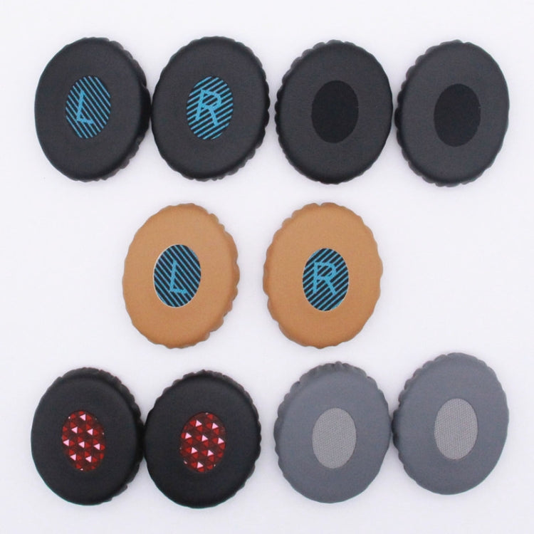 1 Pair For Bose OE2 / OE2i / SoundTrue Headset Cushion Sponge Cover Earmuffs Replacement Earpads(Black Blue) - Earmuff & Pad by buy2fix | Online Shopping UK | buy2fix