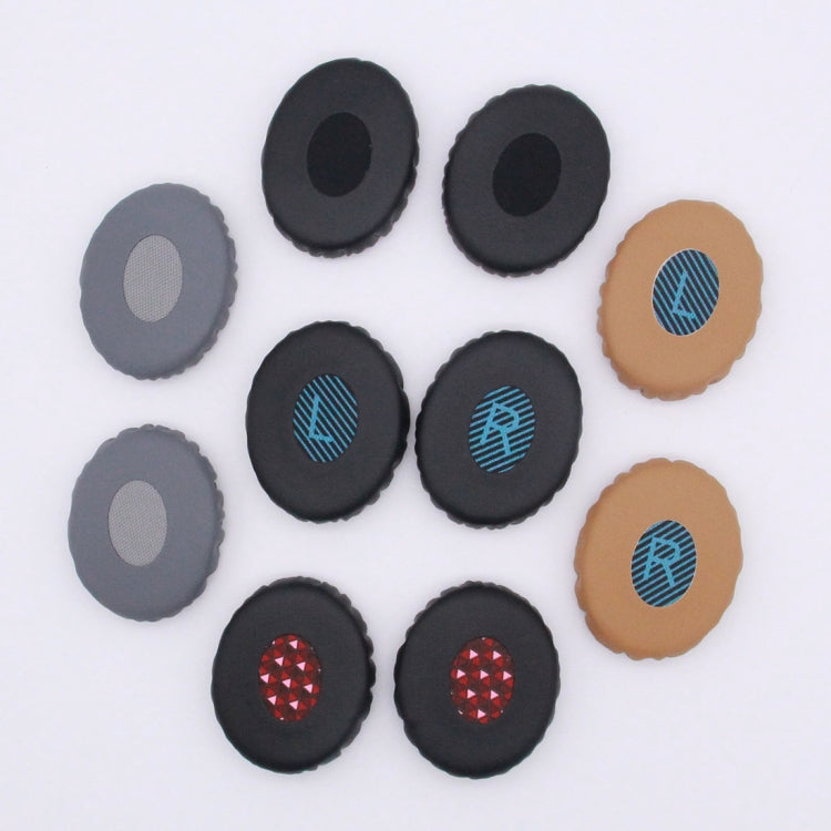 1 Pair For Bose OE2 / OE2i / SoundTrue Headset Cushion Sponge Cover Earmuffs Replacement Earpads(Black Blue) - Earmuff & Pad by buy2fix | Online Shopping UK | buy2fix