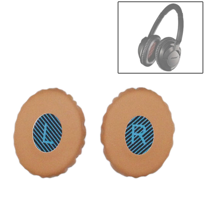 1 Pair For Bose OE2 / OE2i / SoundTrue Headset Cushion Sponge Cover Earmuffs Replacement Earpads(Khaki) - Earmuff & Pad by buy2fix | Online Shopping UK | buy2fix