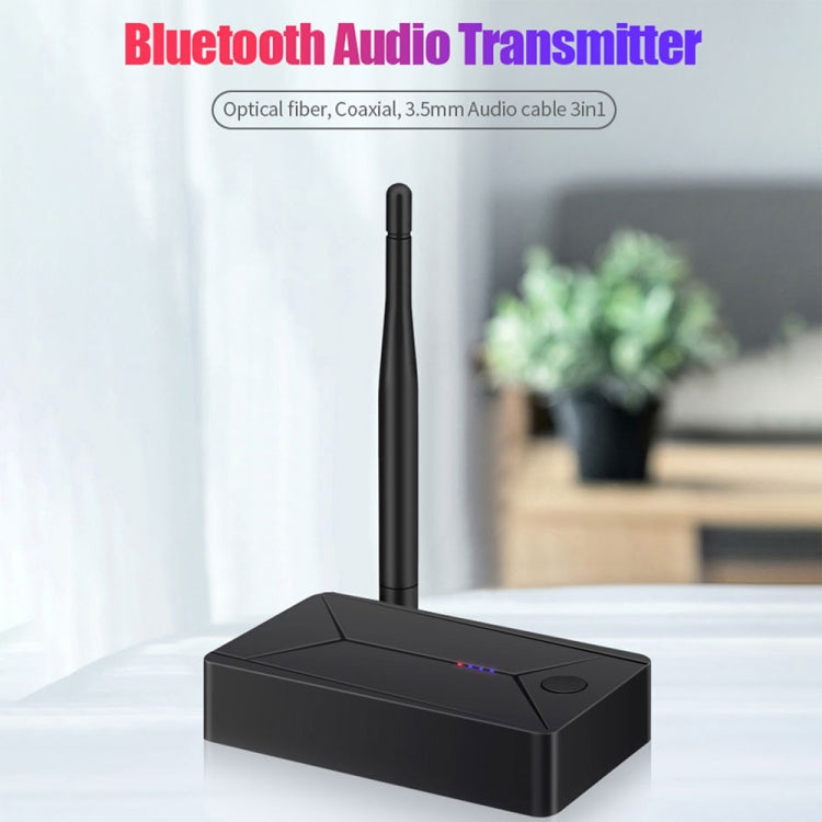 TX13 3 in 1 Portable Bluetooth 5.0 Digital Optical Coaxial Audio Transmitter with 3.5mm Jack for Bluetooth Speaker / Headset - Audio Receiver Transmitter by buy2fix | Online Shopping UK | buy2fix