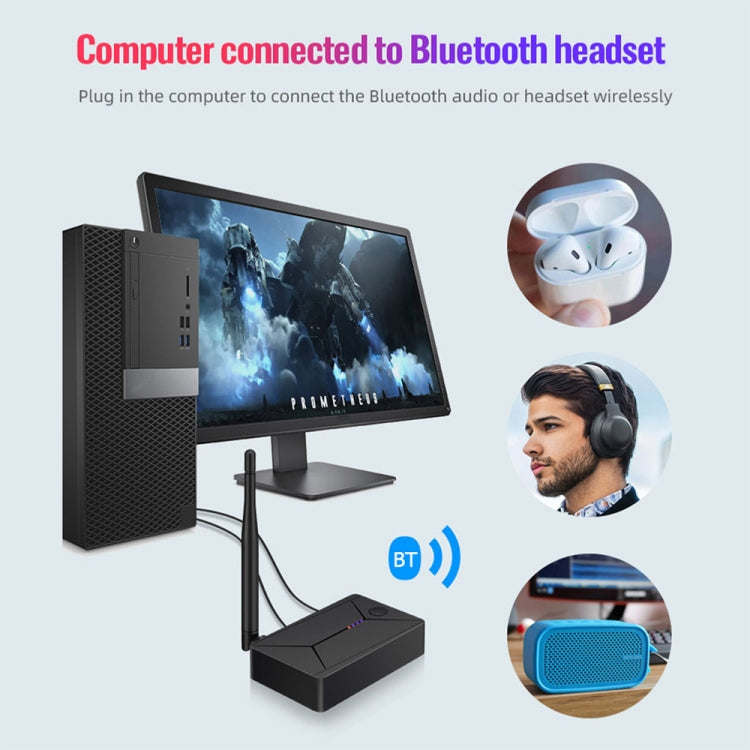 TX13 3 in 1 Portable Bluetooth 5.0 Digital Optical Coaxial Audio Transmitter with 3.5mm Jack for Bluetooth Speaker / Headset - Audio Receiver Transmitter by buy2fix | Online Shopping UK | buy2fix