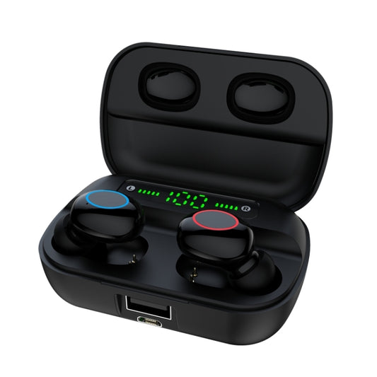 S11 TWS Touch Bluetooth Earphone with Magnetic Charging Box, Support Three-screen LED Power Display by buy2fix