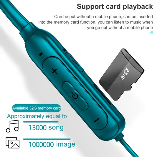 M61 Bluetooth 5.1 Business Sport Magnetic Metal Stereo Neck-mounted Bluetooth Earphone(Red) by buy2fix