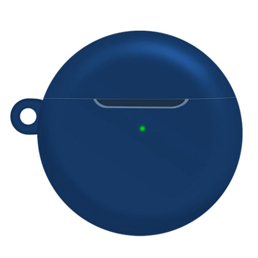 For Huawei Freebuds 4 Full Coverage Waterproof Silicone Wireless Earphone Protective Case with Hook Up (Dark Blue) by buy2fix