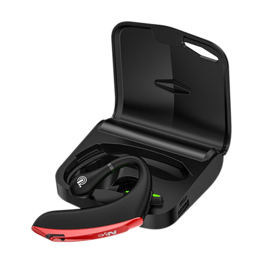 DS800 Bluetooth 5.0 Universal Hanging Ear Style Business Sports Wireless Bluetooth Earphone with Charging Box (Red) by buy2fix