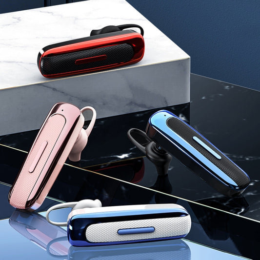 E1 Smart Noise Reduction Unilateral Ear-mounted Bluetooth Earphone (Pink) by buy2fix