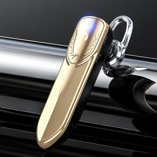 M81 CVC Noise Reduction Unilateral Business Ear-mounted Bluetooth Earphone, Support Siri & One for Two(Gold) by buy2fix