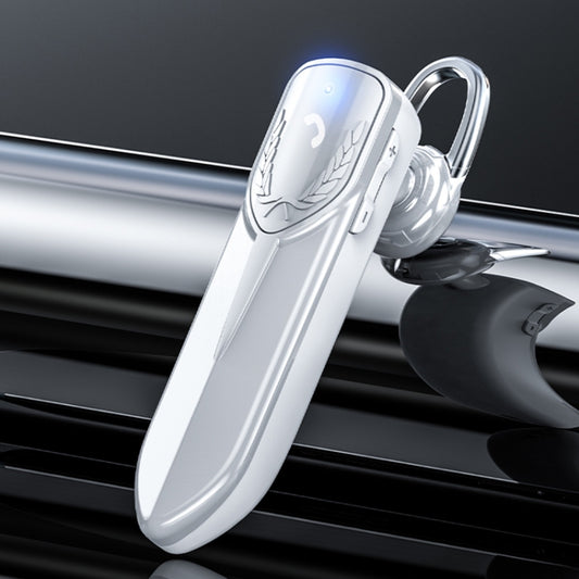 M81 CVC Noise Reduction Unilateral Business Ear-mounted Bluetooth Earphone, Support Siri & One for Two(White) by buy2fix