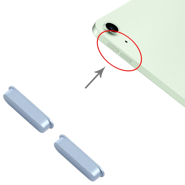 Volume Control Button for iPad Air 4 10.9 inch 2020 A2316 A2324 A2325 A2072 (Blue) by buy2fix