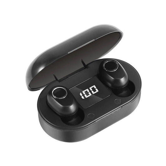 DT-13 Wireless Two Ear Bluetooth Headset Supports Touch & Smart Magnetic Charging(Black) by buy2fix