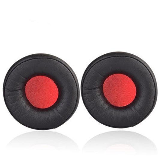 1 Pair Leather Sponge Protective Case for Jabra MOVE Headphone(Black Red) - Earmuff & Pad by buy2fix | Online Shopping UK | buy2fix