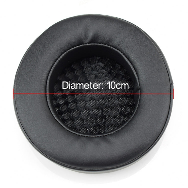 2 PCS For XIBERIA V2 / V5 / X10 / X12 Thicken Headphone Cushion Sponge Cover Earmuffs Replacement Earpads(Black) - Earmuff & Pad by buy2fix | Online Shopping UK | buy2fix
