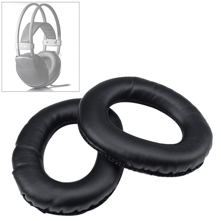 2 PCS For AKG K44 / K55 / K66 / K77 / K99 Headphone Cushion Sponge Cover Earmuffs Replacement Earpads - Earmuff & Pad by buy2fix | Online Shopping UK | buy2fix