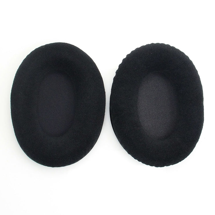 2 PCS For Kingston KHX-HSCP / HyperX Cloud II Headphone Cushion Flannel Black Net Sponge Cover Earmuffs Replacement Earpads - Earmuff & Pad by buy2fix | Online Shopping UK | buy2fix