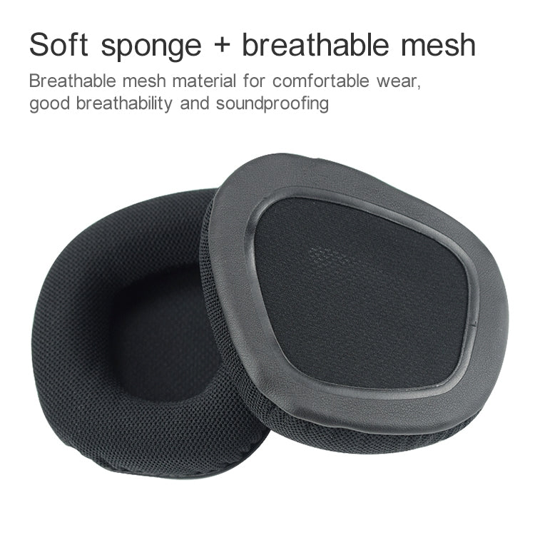 2 Pairs For Corsair Void RGB Pro Headphone Cushion Mesh Cloth Cover Earmuffs Replacement Earpads - Earmuff & Pad by buy2fix | Online Shopping UK | buy2fix