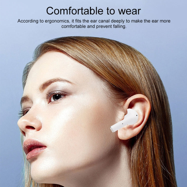 Pro 8 In-ear Touch Digital Display TWS Mini Wireless Bluetooth Earphone (White) by buy2fix