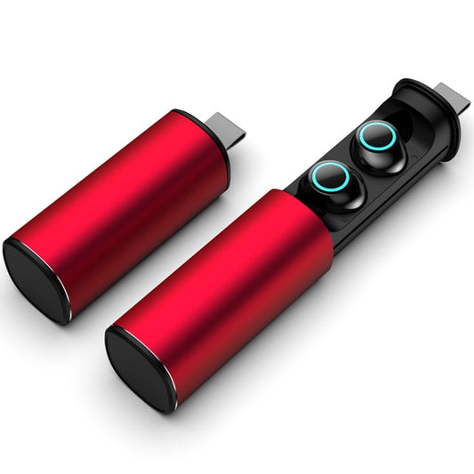 S5 Twins Sports Magnetic Ear-in TWS Bluetooth V5.0 Wireless Earphones(Red) by buy2fix