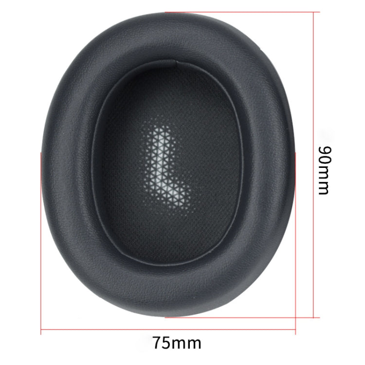 For JBL Everest Elite 750NC Headphones Imitation Leather + Foam Soft Earphone Protective Cover Earmuffs, One Pair(Blue) - Earmuff & Pad by buy2fix | Online Shopping UK | buy2fix