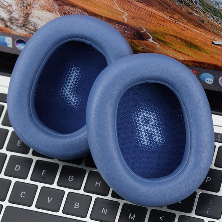 For JBL Everest Elite 750NC Headphones Imitation Leather + Foam Soft Earphone Protective Cover Earmuffs, One Pair(Blue) - Earmuff & Pad by buy2fix | Online Shopping UK | buy2fix