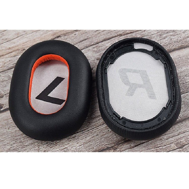 For Plantronics Backbeat Pro 2 / Voyager 8200UC Earphone Cushion Cover Earmuffs Replacement Earpads(Black) by buy2fix