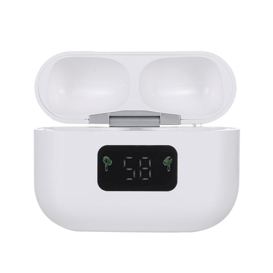 i58 TWS Bluetooth 5.0 Touch Wireless Bluetooth Earphone for IOS System Equipment, with Magnetic Attraction Charging Box & Smart Digital Display, Support Siri(White) by buy2fix