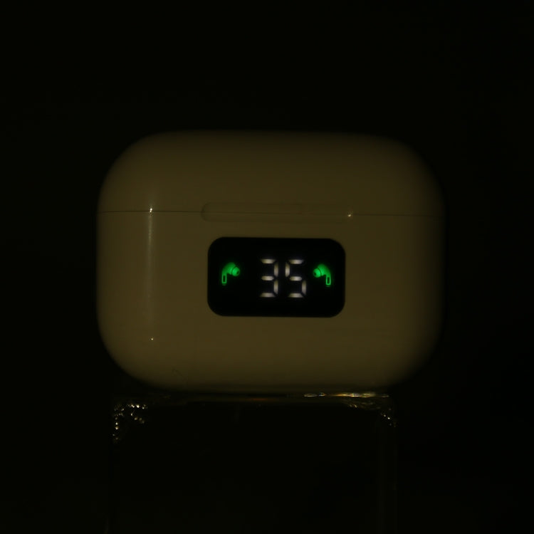 i58 TWS Bluetooth 5.0 Touch Wireless Bluetooth Earphone for IOS System Equipment, with Magnetic Attraction Charging Box & Smart Digital Display, Support Siri(White) by buy2fix