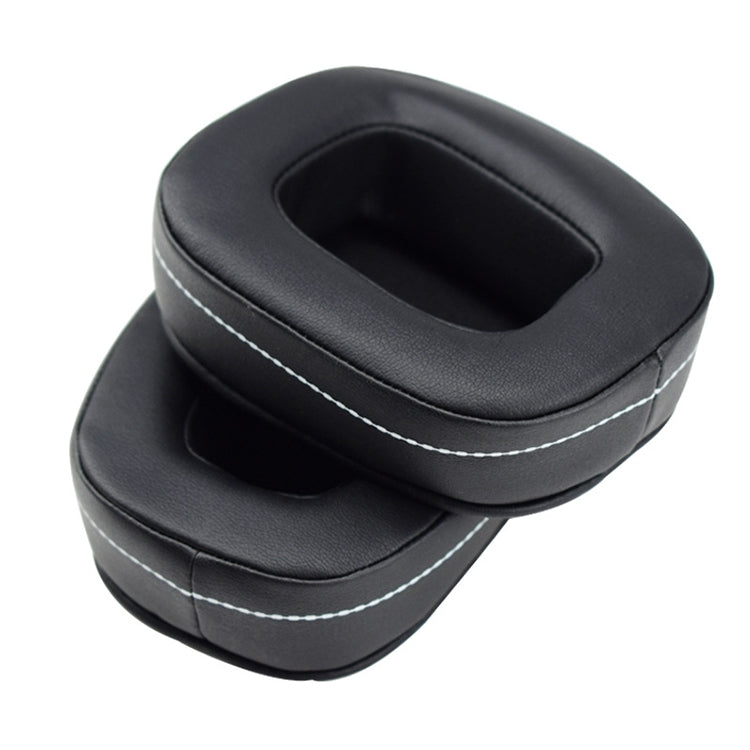 2 PCS For DENON AH-D600 / AH-D7100 Soft Sponge Earphone Protective Cover Earmuffs(Black White) - Earmuff & Pad by buy2fix | Online Shopping UK | buy2fix