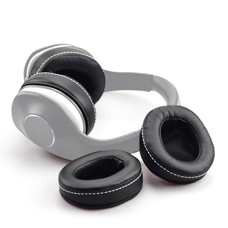 2 PCS For DENON AH-D600 / AH-D7100 Soft Sponge Earphone Protective Cover Earmuffs(Black White) - Earmuff & Pad by buy2fix | Online Shopping UK | buy2fix