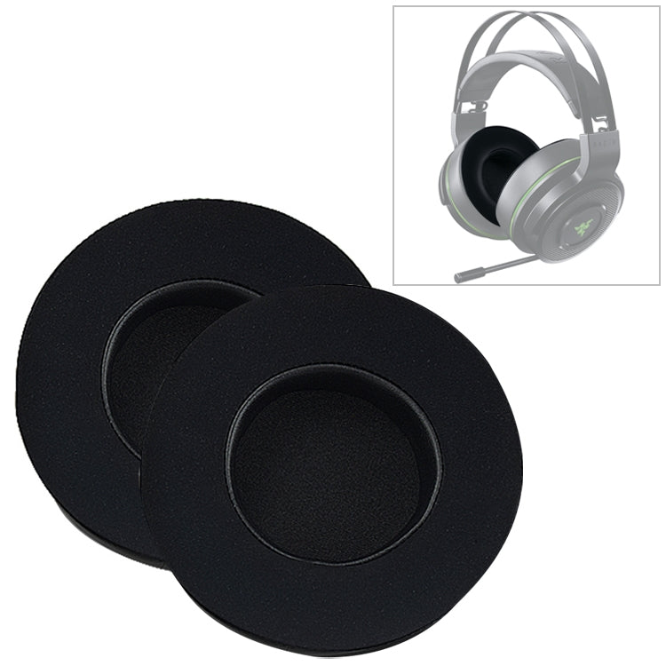 2 PCS For Razer Thresher Ultimate Earphone Cushion Gel Sponge Cover Earmuffs Replacement Earpads - Earmuff & Pad by buy2fix | Online Shopping UK | buy2fix