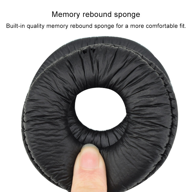 2pcs Sponge Headphone Protective Case for Sony MDR-ZX110 / ZX100 / ZX300 / V150 / V300(Black) - Earmuff & Pad by buy2fix | Online Shopping UK | buy2fix
