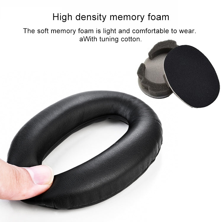 1 Pair Sponge Headphone Protective Case for Sony MDR-1000X / WH-1000XM2(Black) - Earmuff & Pad by buy2fix | Online Shopping UK | buy2fix
