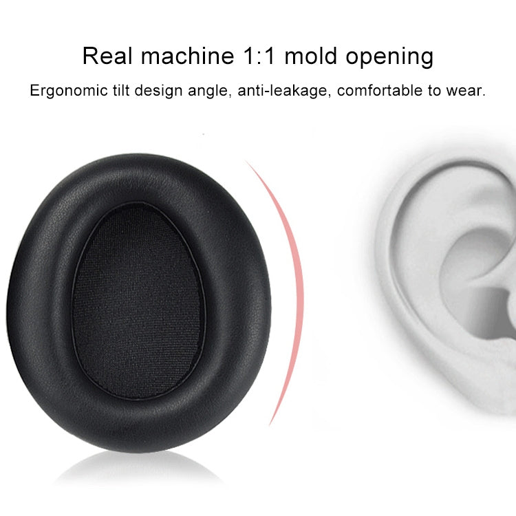 2pcs Sponge Headphone Protective Case for Sony MDR-10RBT / 10RNC / 10R(Black) - Earmuff & Pad by buy2fix | Online Shopping UK | buy2fix