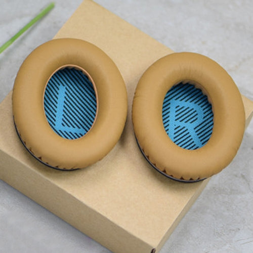1 Pair Soft Earmuff Headphone Jacket with LR Cotton for BOSE QC2 / QC15 / AE2 / QC25 / QC35 (Yellow Blue) - Earmuff & Pad by buy2fix | Online Shopping UK | buy2fix