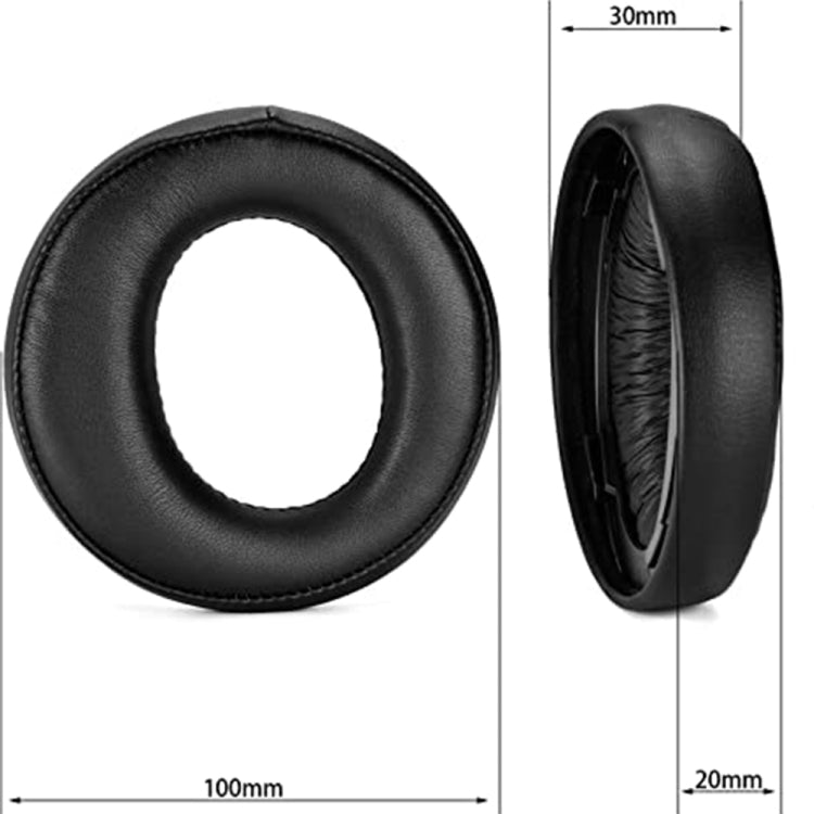 2pcs Soft Earmuff Headphone Jacket for Sony PS4 Gold Wireless Stereo Headset(White) - Earmuff & Pad by buy2fix | Online Shopping UK | buy2fix