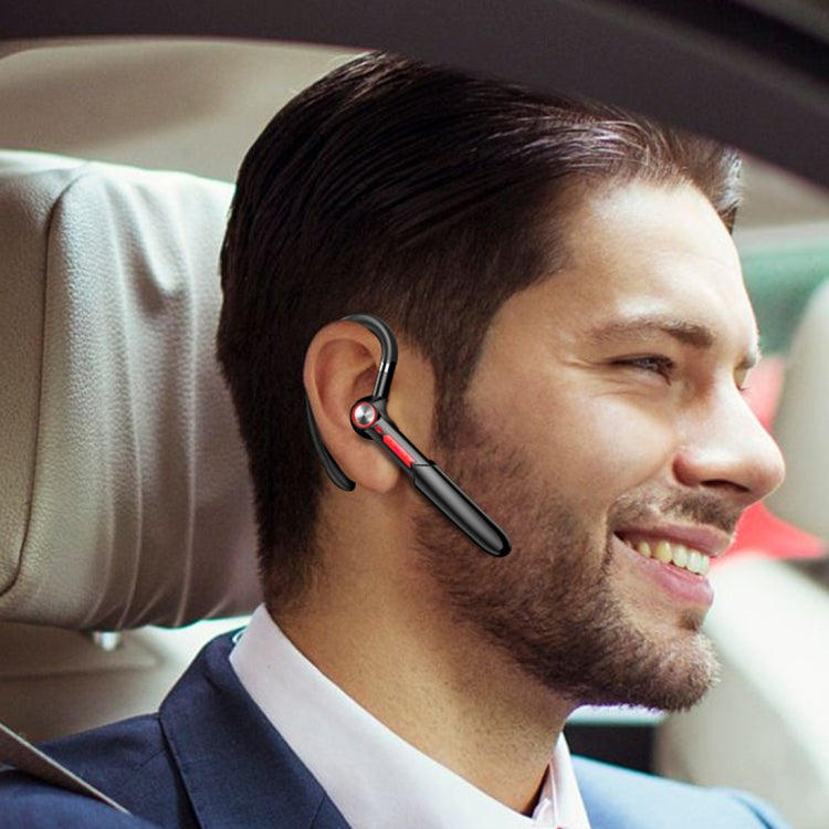 ME-100 TWS Business Rotating Universal True Stereo 5.0 Version Hanging Ear In-Ear Bluetooth Headset(Black+green) by buy2fix