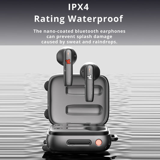D MOOSTER D03 Suitcase Shape IPX4 TWS Wireless Bluetooth 5.0 Earphone (Transparent) by D MOOSTER