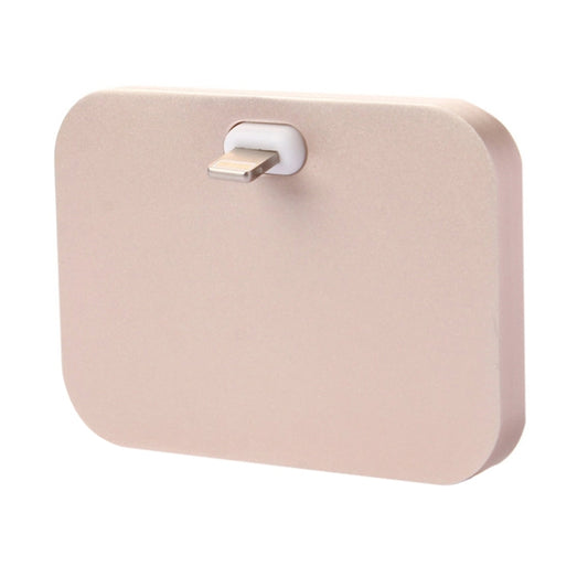 8 Pin Stouch Aluminum Desktop Station Dock Charger for iPhone(Gold) - USB Charger by buy2fix | Online Shopping UK | buy2fix