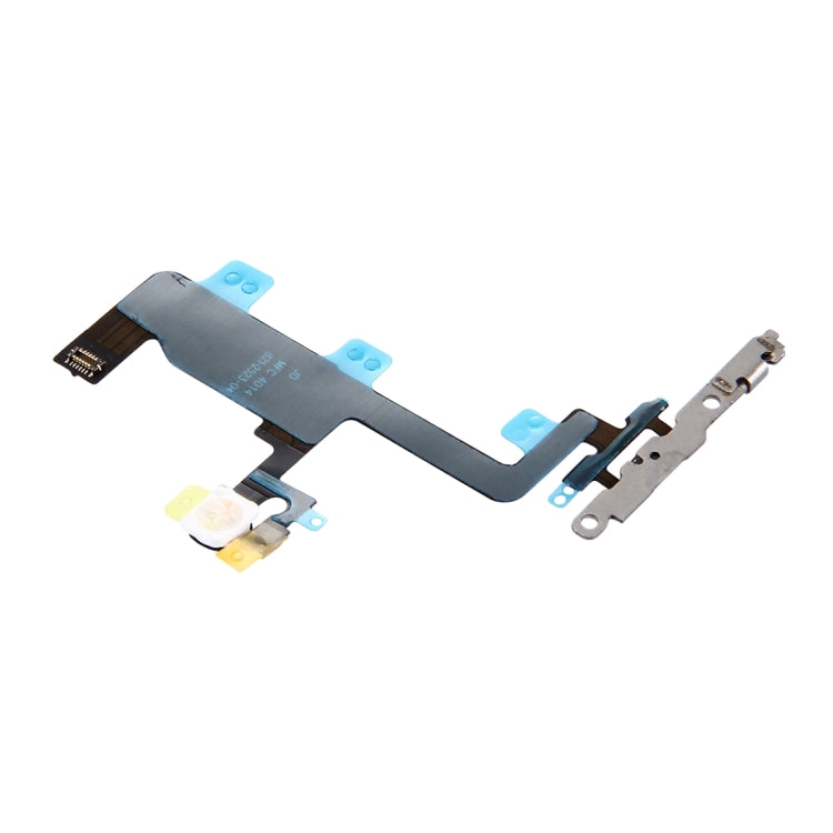 Power Button & Flashlight Flex Cable with Brackets for iPhone 6 by buy2fix