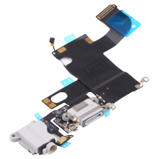 Original Charging Port Flex Cable for iPhone 6 (Light Grey) by buy2fix