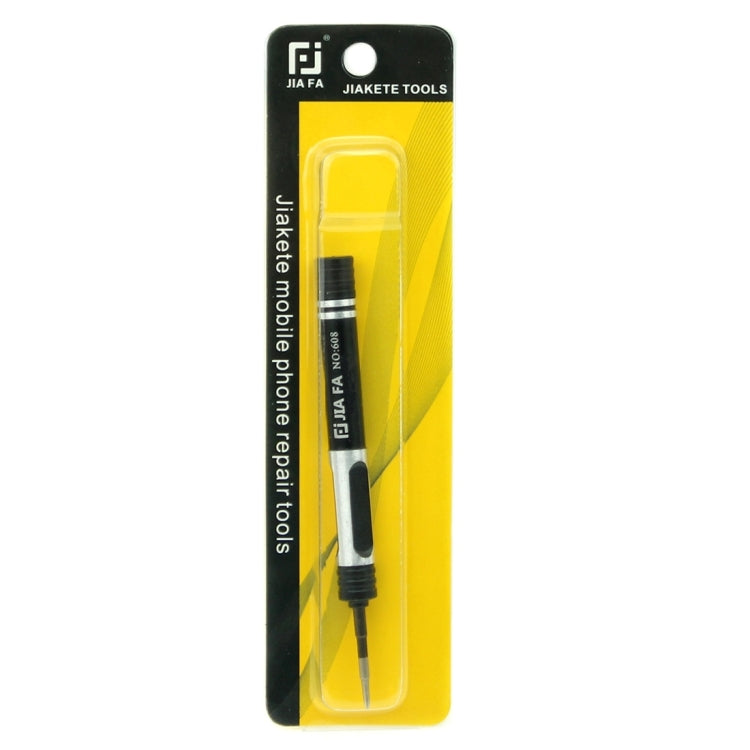 JIAFA JF-608-2.5 Hollow Cross Tip 2.5 Middle Bezel Repair Screwdriver (Black) by JIAFA