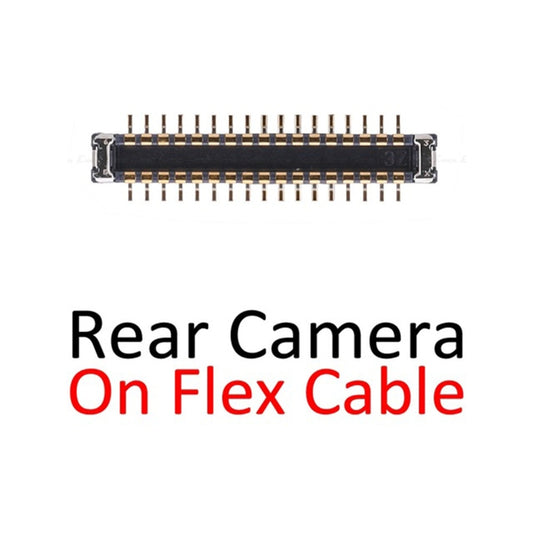 Rear Back Camera FPC Connector On Flex Cable for iPhone 6s / 6s Plus by buy2fix