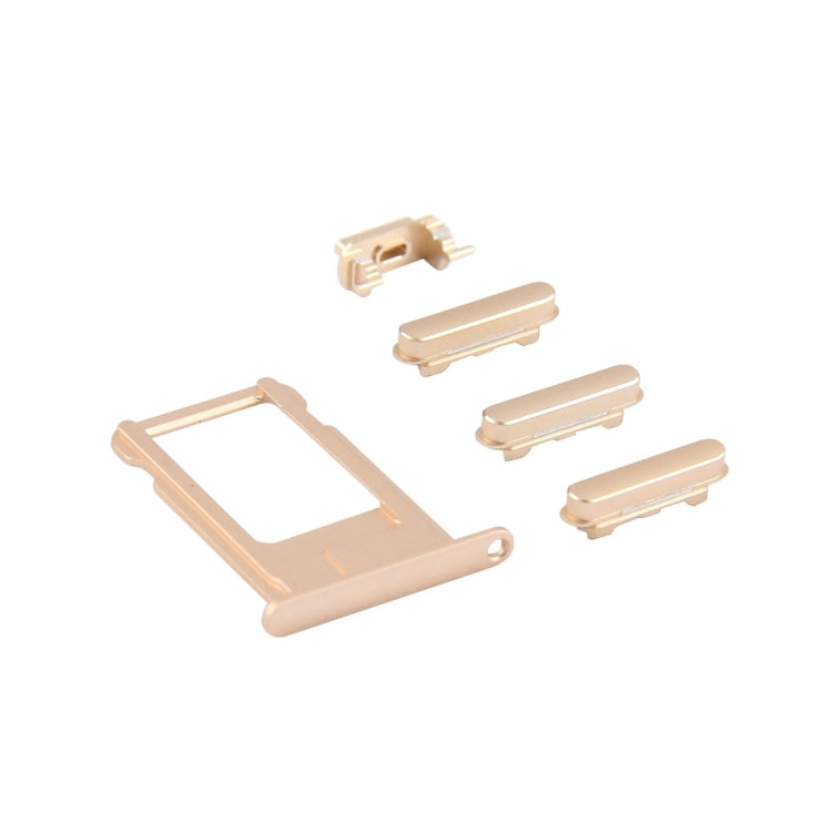 4 in 1 for iPhone 6 Plus (Card Tray + Volume Control Key + Power Button + Mute Switch Vibrator Key)(Gold) - iPhone 6/6 Plus Parts by buy2fix | Online Shopping UK | buy2fix