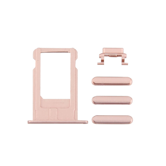 4 in 1 for iPhone 6 Plus (Card Tray + Volume Control Key + Power Button + Mute Switch Vibrator Key)(Rose Gold) by buy2fix