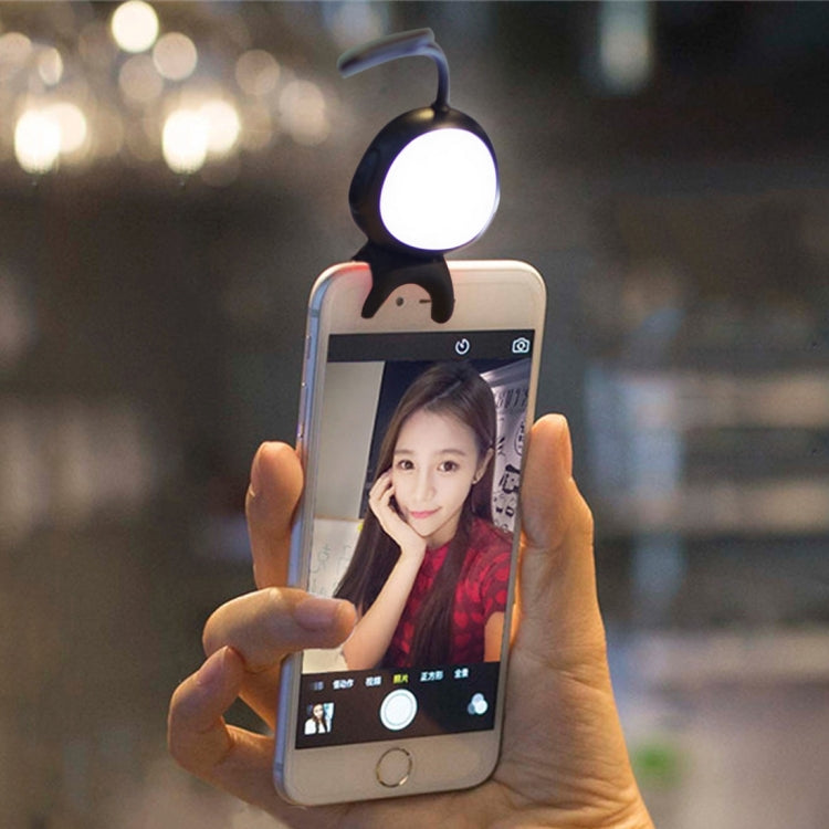 For Smart Phone Self Light with Hook, For iPhone, Galaxy, Huawei, Xiaomi, LG, HTC and Other Smart Phones(Black) - Selfie Light by buy2fix | Online Shopping UK | buy2fix