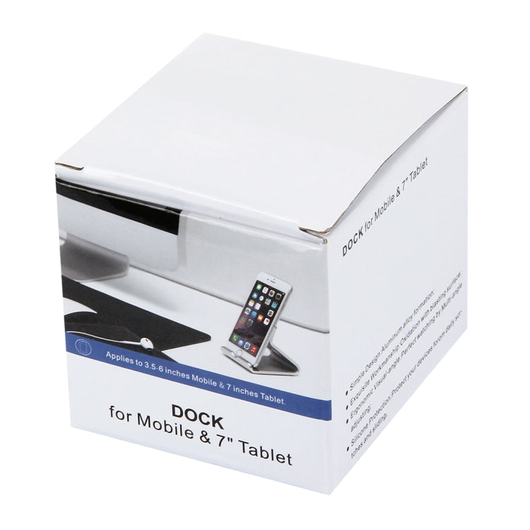 Exquisite Aluminium Alloy Desktop Holder Stand DOCK Cradle For iPhone, Galaxy, Huawei, Xiaomi, LG, HTC and 7 inch Tablet(Gold) by buy2fix