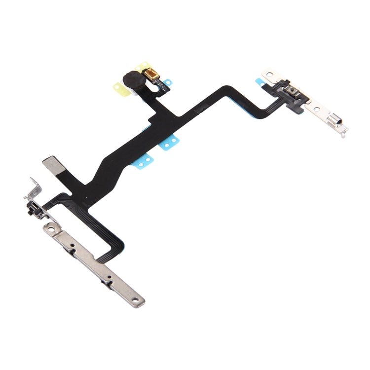 Power Button & Volume Button & Flashlight Flex Cable with Brackets for iPhone 6s by buy2fix