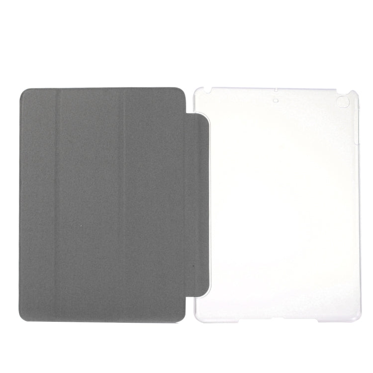 For iPad 9.7 (2018) & iPad 9.7 inch (2017) & iPad Air Silk Texture Horizontal Flip Leather Case with Three-folding Holder(White) - iPad 9.7 (2018) & (2017) Cases by buy2fix | Online Shopping UK | buy2fix