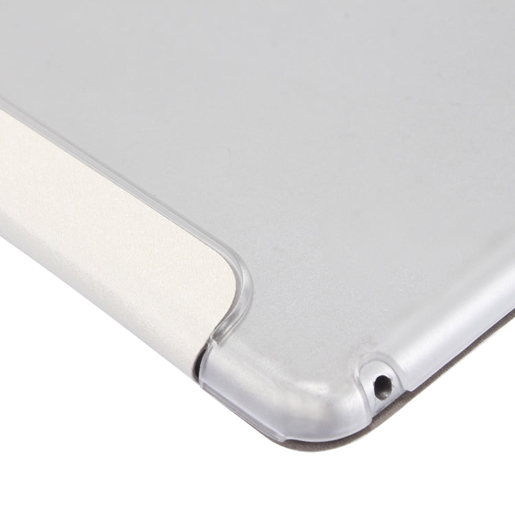 For iPad 9.7 (2018) & iPad 9.7 inch (2017) & iPad Air Silk Texture Horizontal Flip Leather Case with Three-folding Holder(White) - iPad 9.7 (2018) & (2017) Cases by buy2fix | Online Shopping UK | buy2fix