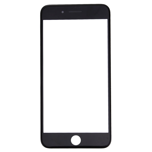 2 in 1 for iPhone 7 (Original Front Screen Outer Glass Lens + Original Frame)(Black) - iPhone 7 Parts by buy2fix | Online Shopping UK | buy2fix
