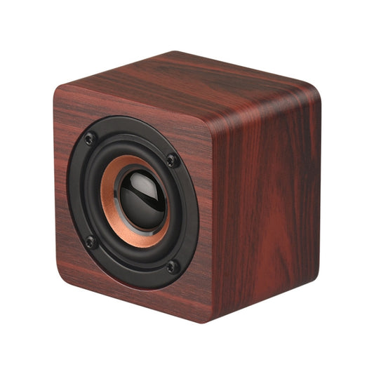 Q1 Wooden Mini Portable Mega Bass Wireless Bluetooth Speaker(Red) by buy2fix